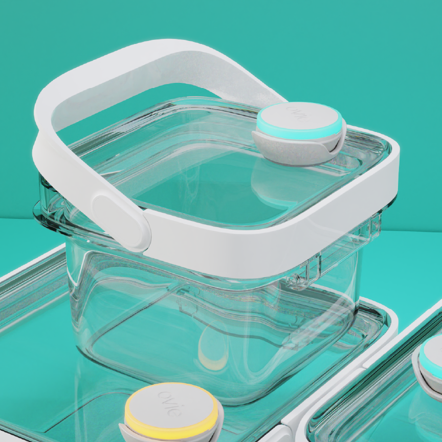 SmarterWare Set (3 OneTouch Containers & 3 LightTags)